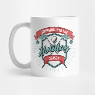 Christmas Golfer Mug